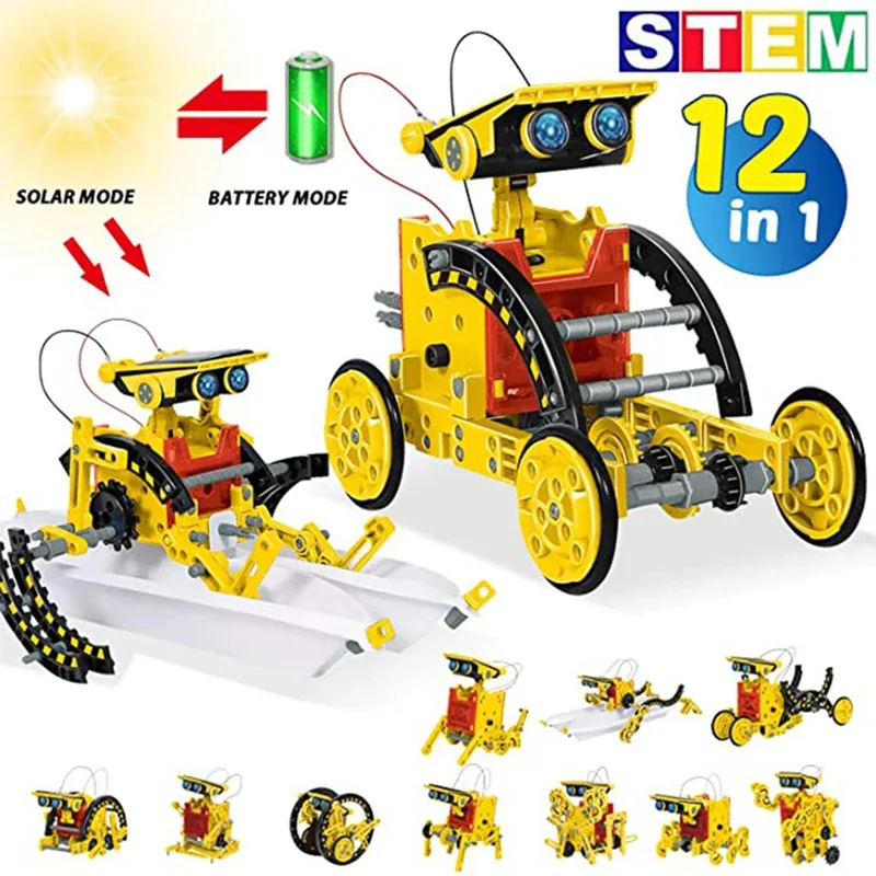 Science Project Robot - 12 in 1 Science Experiment Solar