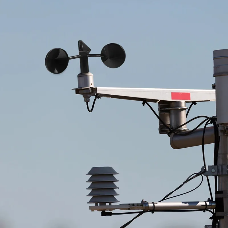 Anemometer Wind Speed - 3-Cup Anemometer Wind-Speed Monitoring Sensor for