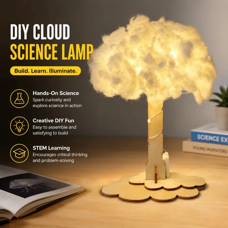 Science Project Toys Making - DIY Cloud Lamp Science Experiment Kit