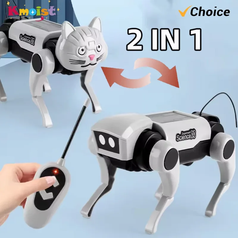 Science Project Robot - Solar Rc Robot Dog Kids Toy