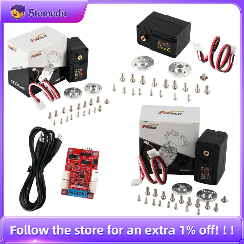Robot Arm Motor - Feetech 7.4V 19KG ST-3215 Serial Bus