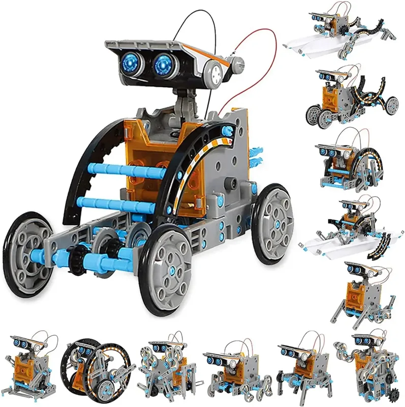 Science Project Robot - 13-in-1 Education Solar Robot Toys DIY