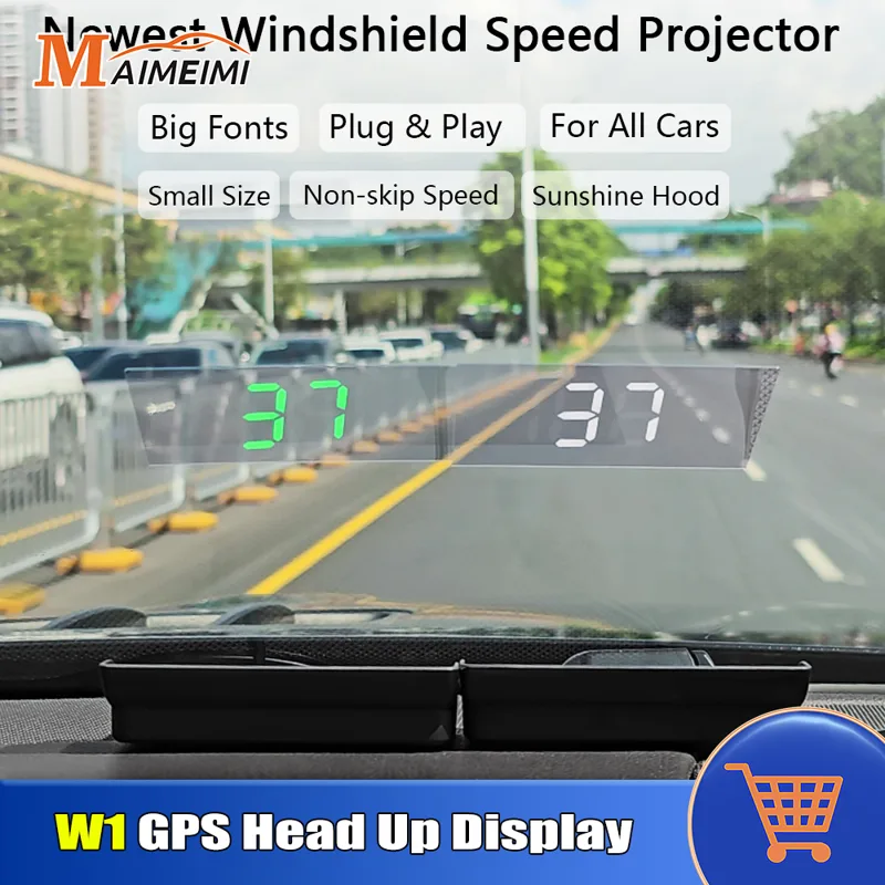 Anemometer Wind Speed - W1 Car HUD Head Up Display