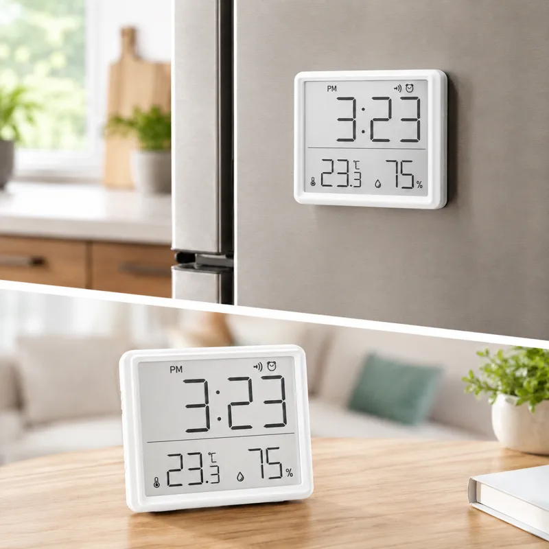 Weather Station Indoor - Multifunction Thermometer Hygrometer Automatic Electronic Temperature