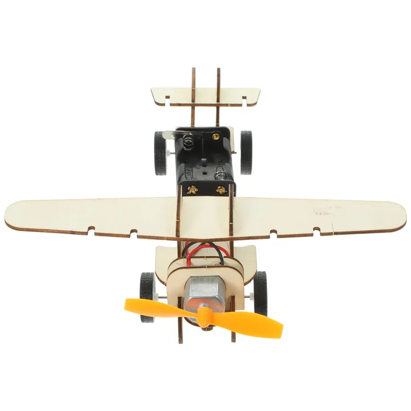Science Project Diy - 1Set Wooden Glider Plane DIY Science