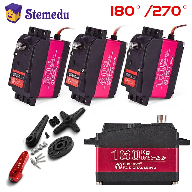 Robot Arm Motor - 60/80/150/160KG DS5160 DS5180 DS51150 DS51160 Digital