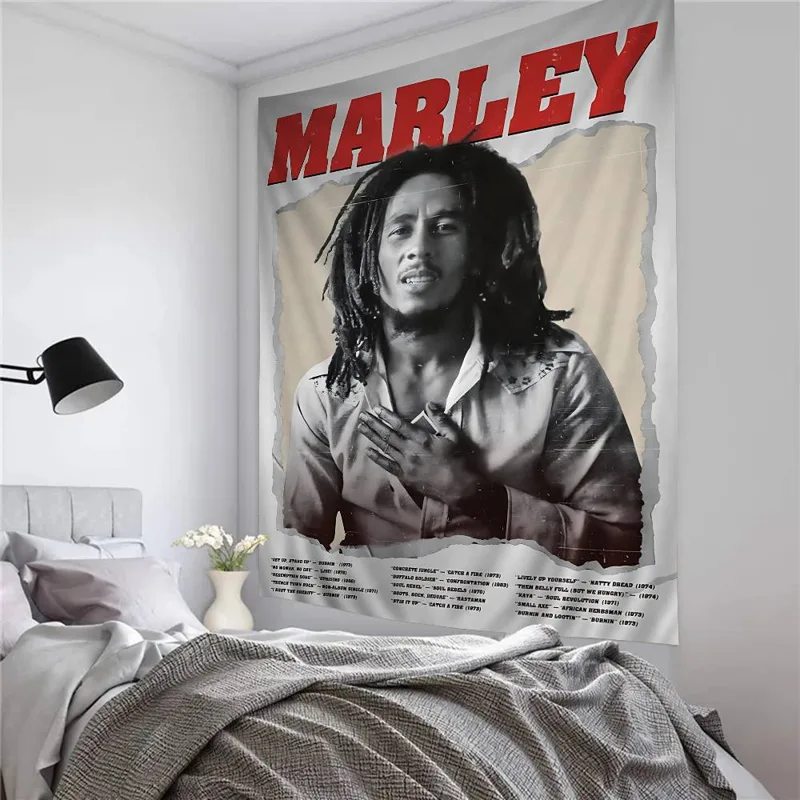 Science Bob - Singer Vintage B-bob M-marley Tapestry Art