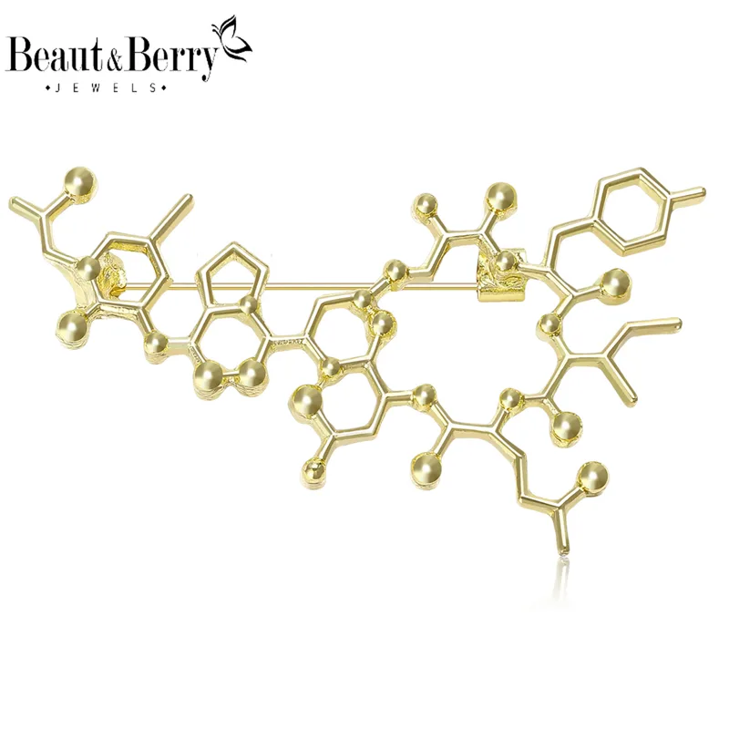Science Buddies - Beaut&Berry Fashion Chemical Formula Brooches for
