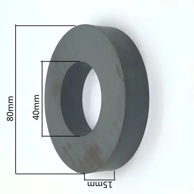Science And Hobby - 5PCS/LOT Y30 D45-80mm Ferrite Ring Magnet