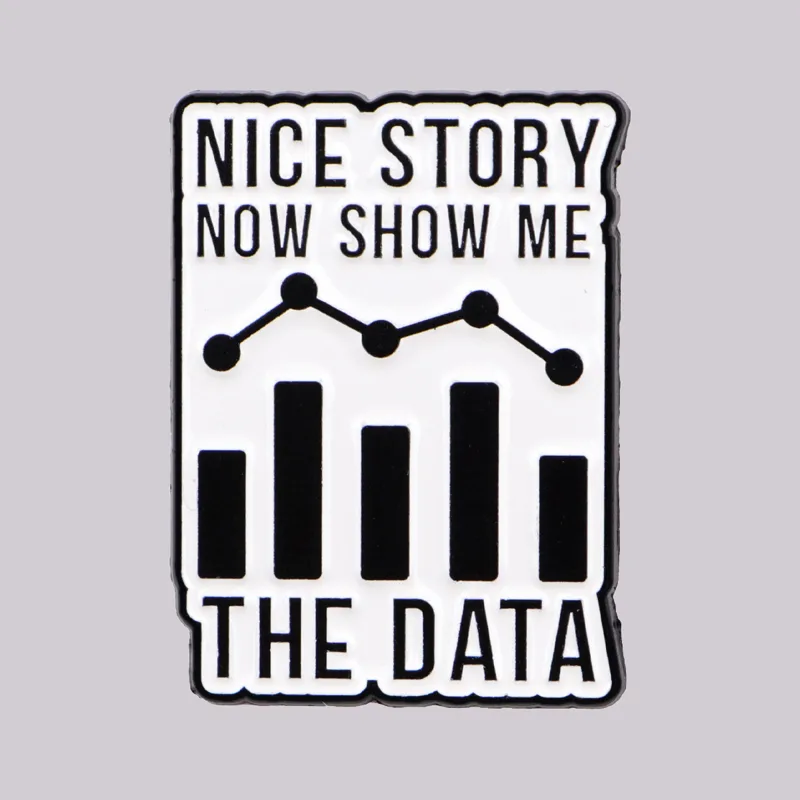 Science Buddies - Data Science Enamel Pin Funny Brooch