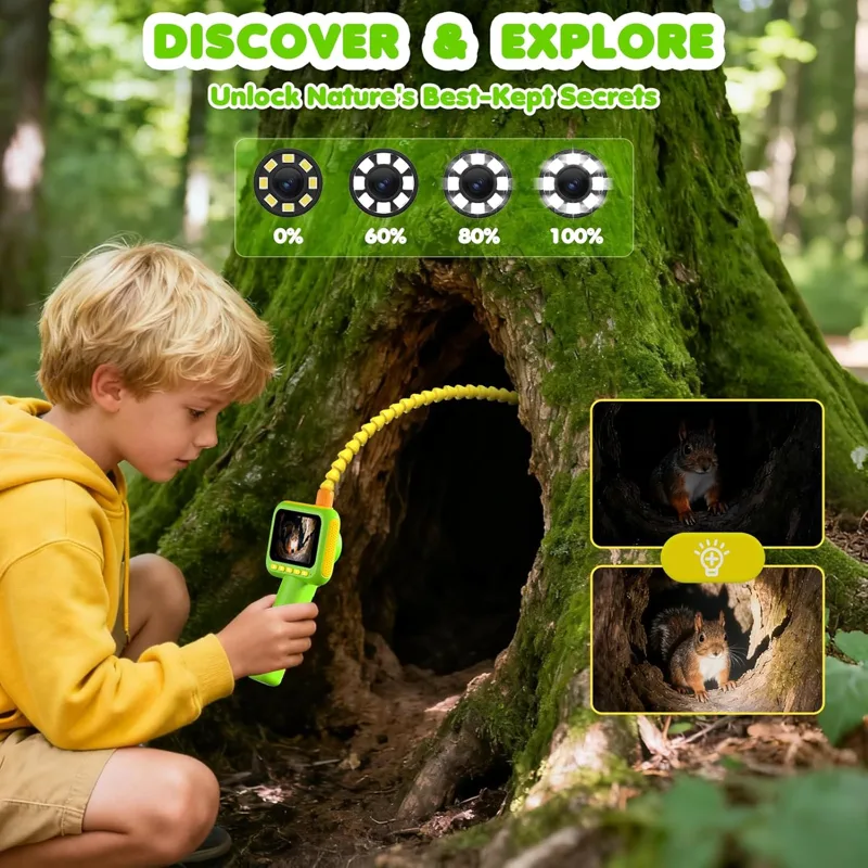 Science Nature - Endoscope for Kids, Borescope Snake Camera