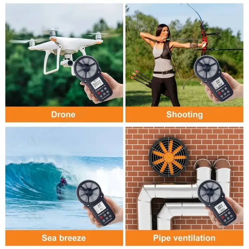 Anemometer Wind Speed - BT-100 Digital Anemometer Handheld Wind Speed