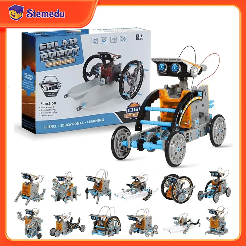 Science Robotics - 13 in 1 Solar Powered Robot