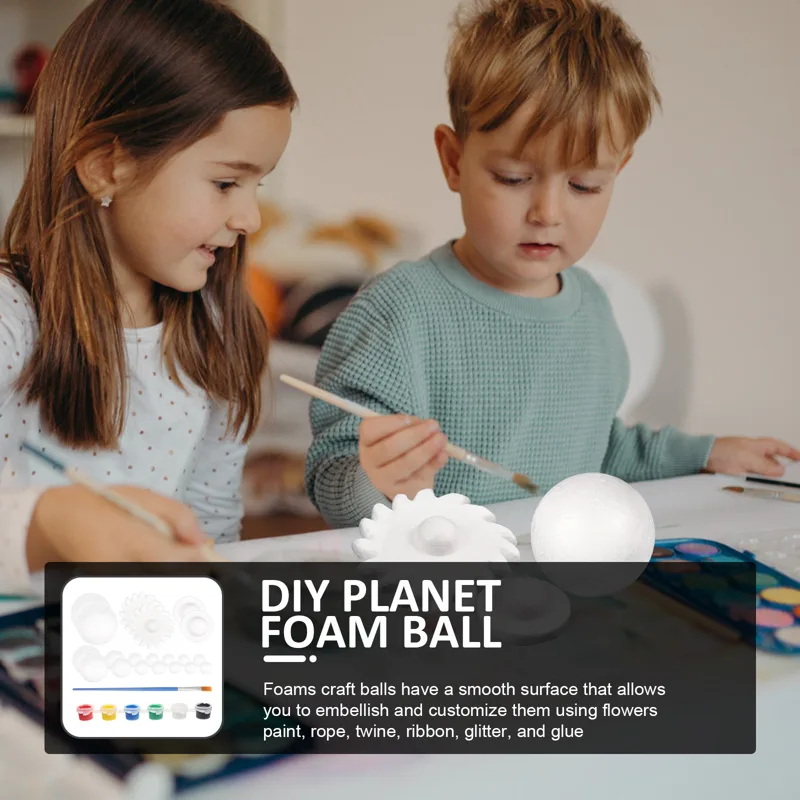 Science Project Diy - 2Sets DIY Solar System Foam Balls