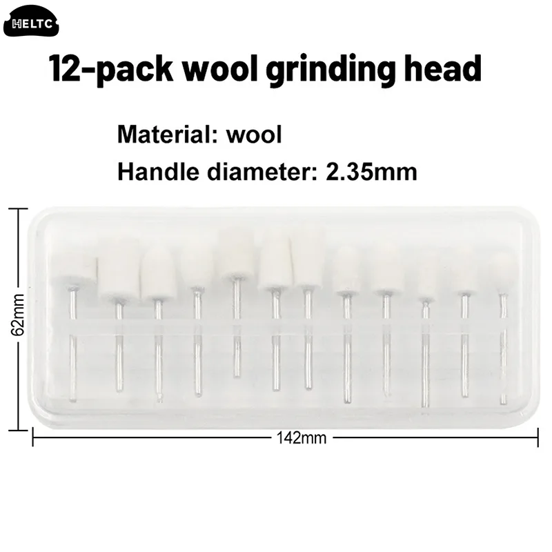 12 Pcs/Set Wool Polishing Head - Science Bob recension och pris