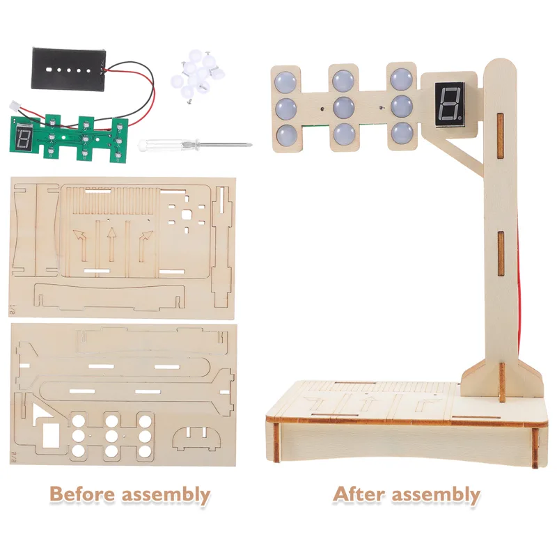 1Set Traffic Signal Educationa - Science Project Diy recension och pris