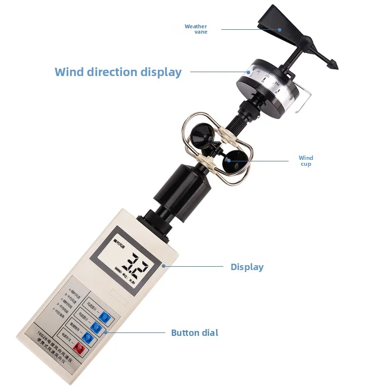 Digital Handheld Anemometer wi - Anemometer Wind Speed recension och pris