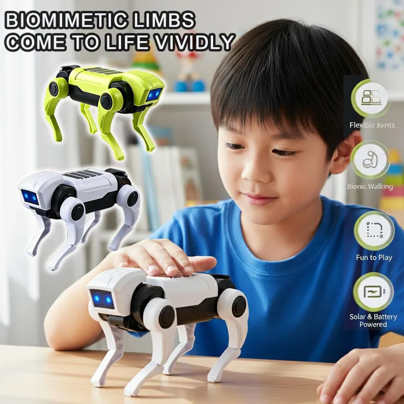 DIY Assembly RC Robot Dog Toy  - Science Project Robot recension och pris