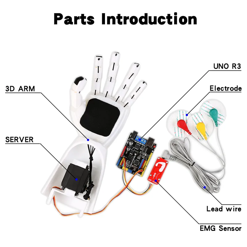 EMG Sensor Robotic Arm Electri - Science Robotics recension och pris