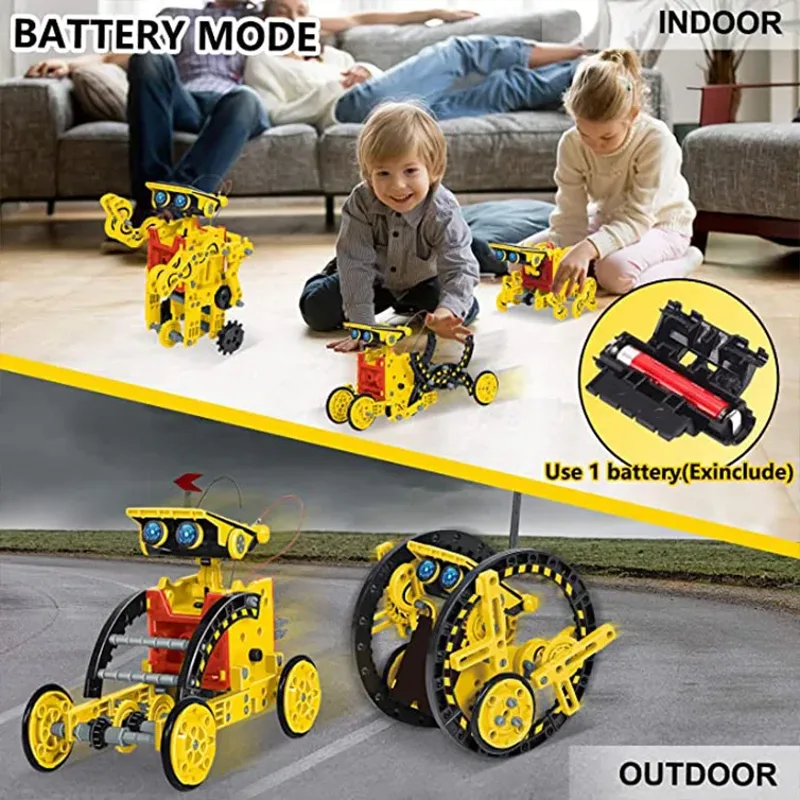 12 in 1 Science Experiment Sol - Science Project Robot recension och pris