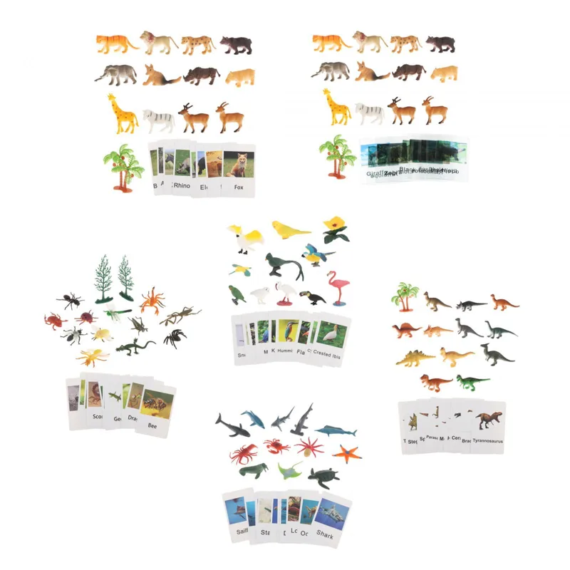 Montessori Animal Figures with - Science Nature recension och pris