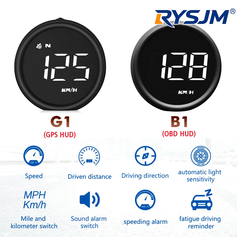 G1 GPS HUD & B1 OBD2 On-board  - Anemometer Wind Speed recension och pris