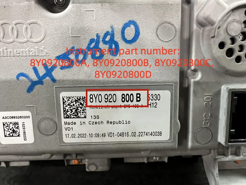 Display for 2020-2025 Audi A3  - Anemometer Wind Speed recension och pris