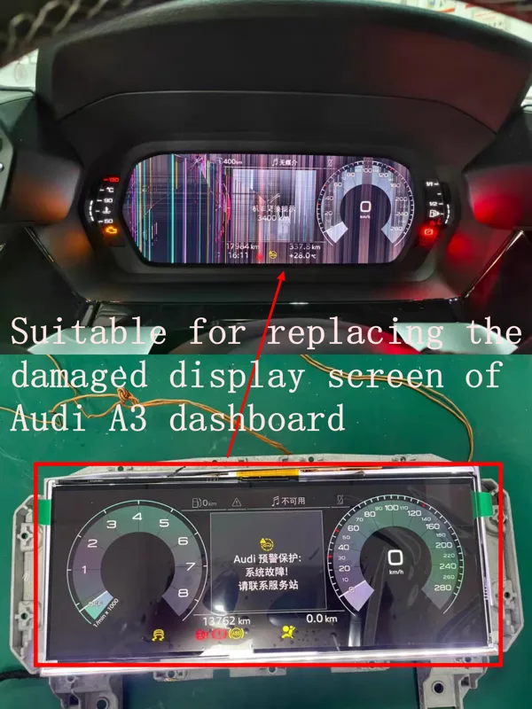 Display for 2020-2025 Audi A3  - Anemometer Wind Speed recension och pris
