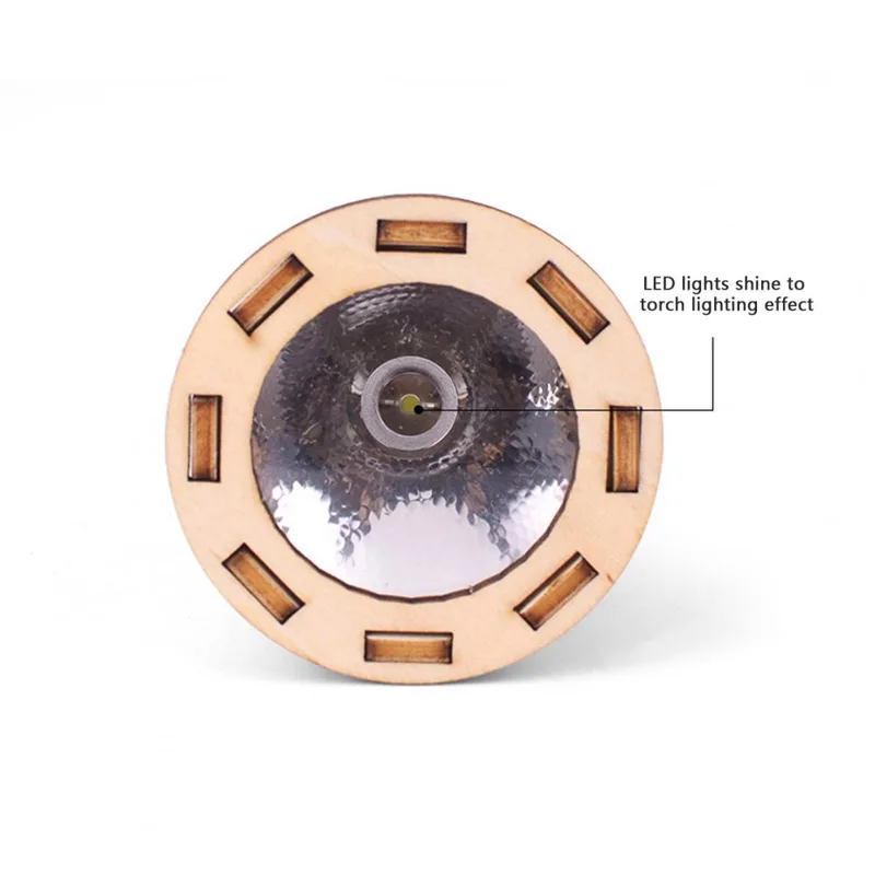 Wooden DIY Flashlight Puzzle K - Science Project Diy recension och pris