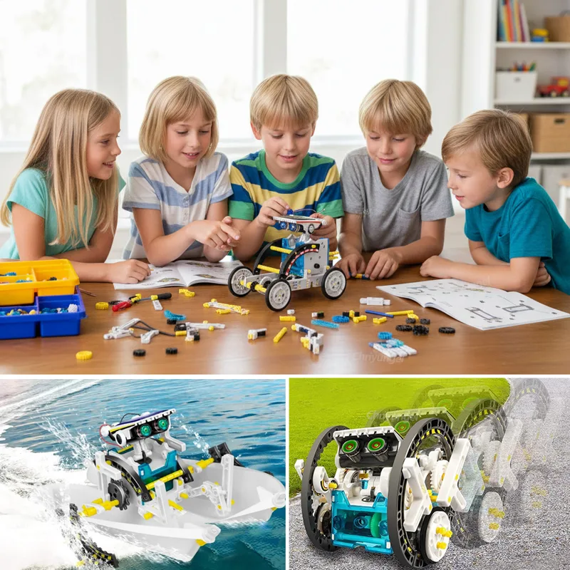 13-in-1 Solar Robot Kits DIY B - Science Project Robot recension och pris