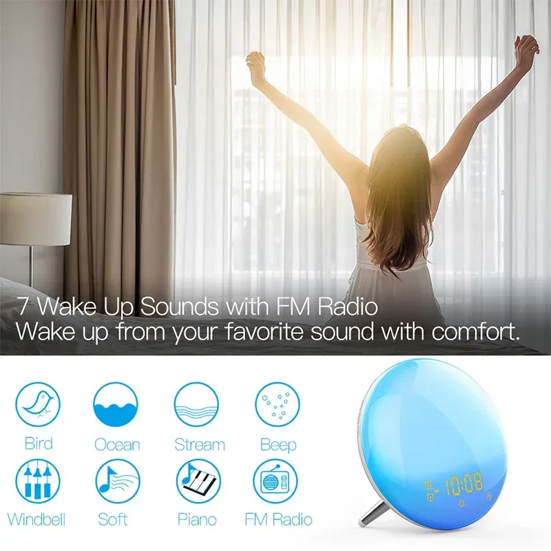 WiFi Tuya Smart Life Wake Up L - Weather Station Indoor recension och pris