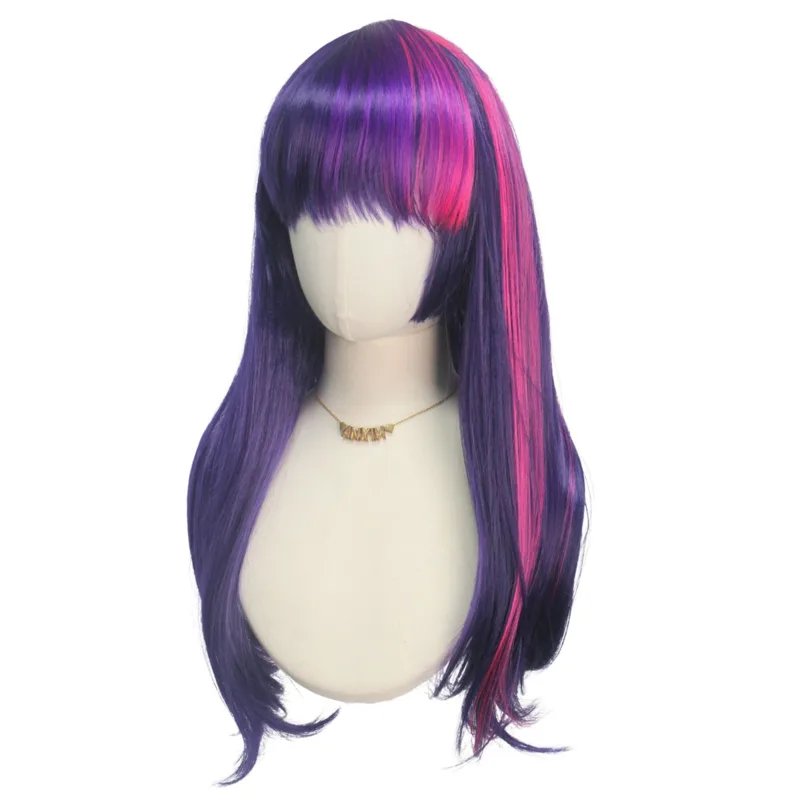 Pink Purple Neat Bangs Long St - Science Bob recension och pris