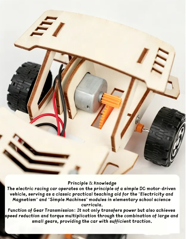 STEAM DIY Assembly Racing Car  - Science Hobby Kit recension och pris