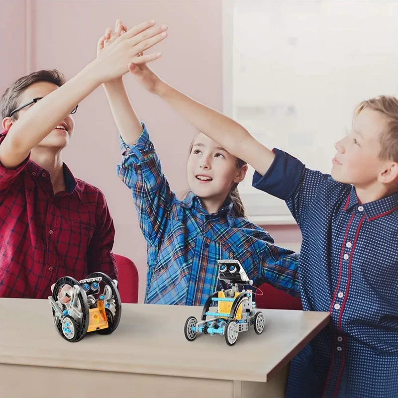 13-in-1 Solar Powered Robot Ki - Science Project Robot recension och pris