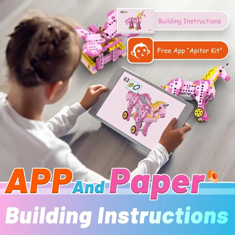 Apitor STEM Toys for Girls Gif - Science Robotics recension och pris