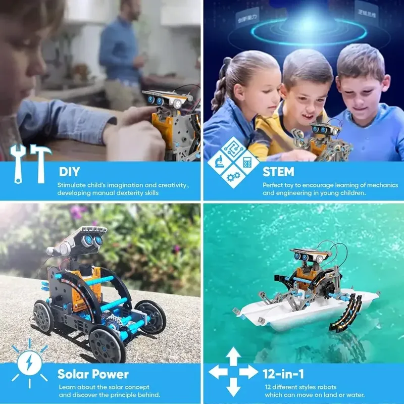 13-in-1 Education Solar Robot  - Science Project Robot recension och pris