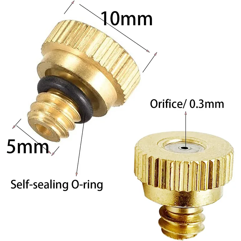 20Pcs Brass Mister Nozzles for - Science Bob recension och pris