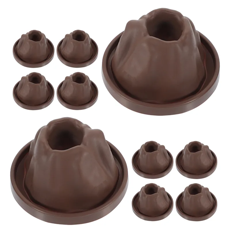 10 Pcs Volcano Model Accessori - Volcano Kit Eruption recension och pris