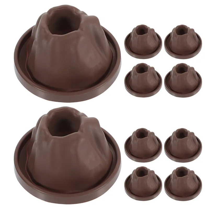 10 Pcs Volcano Model Accessori - Volcano Kit Eruption recension och pris