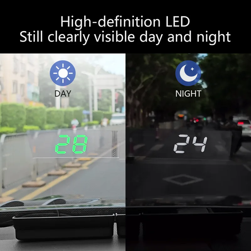 W1 Car HUD Head Up Display Win - Anemometer Wind Speed recension och pris