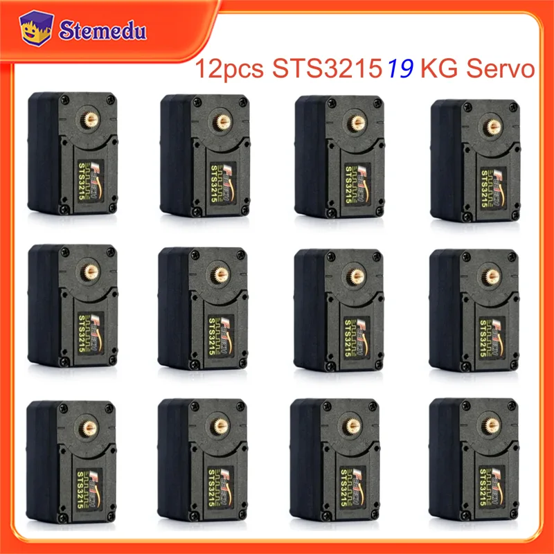 12PCS Feetech STS3215 19KG 7.4 - Robot Arm Motor recension och pris