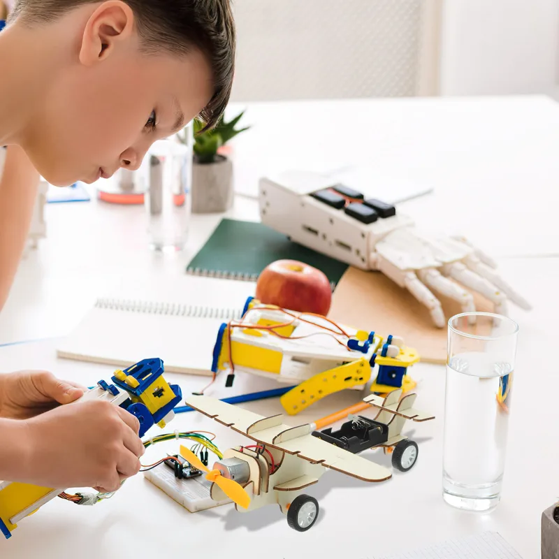 1Set Wooden Glider Plane DIY S - Science Project Diy recension och pris