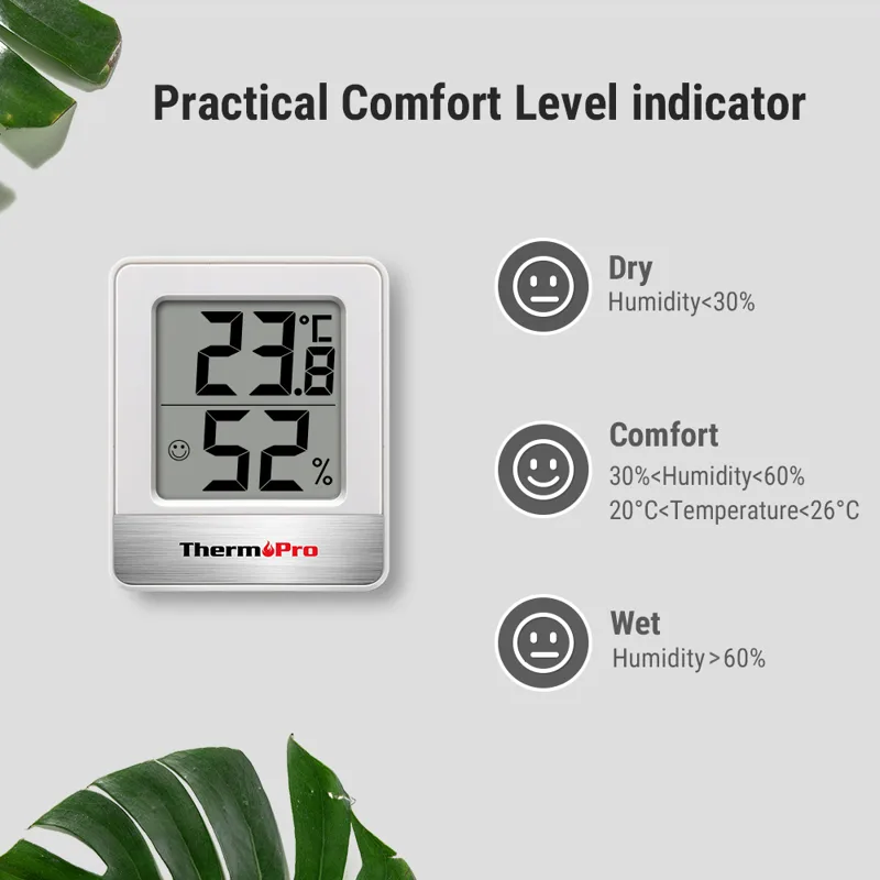 ThermoPro TP49 Mini Weather St - Weather Station Indoor recension och pris
