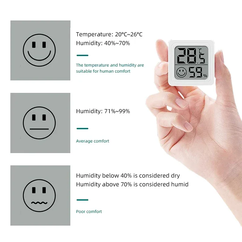 2025 New Mini LCD Digital Ther - Weather Station Indoor recension och pris