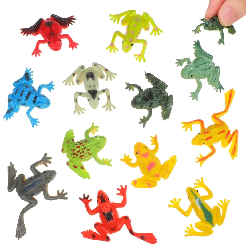 12Pcs Realistic Frogs Statue K - Science And Hobby recension och pris