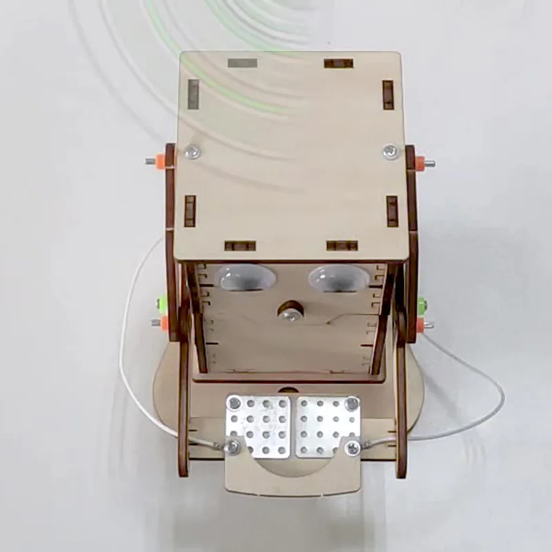 Robot Eating Coin Wood DIY Mod - Science Project Robot recension och pris