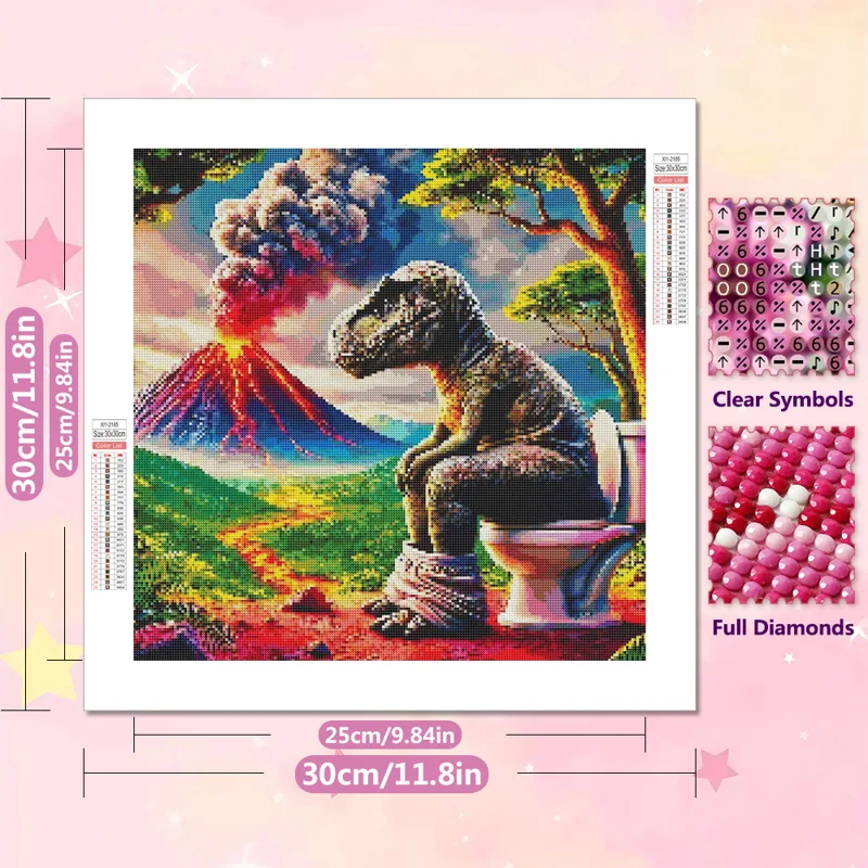 EverShine DIY Diamond Embroide - Volcano Kit Eruption recension och pris