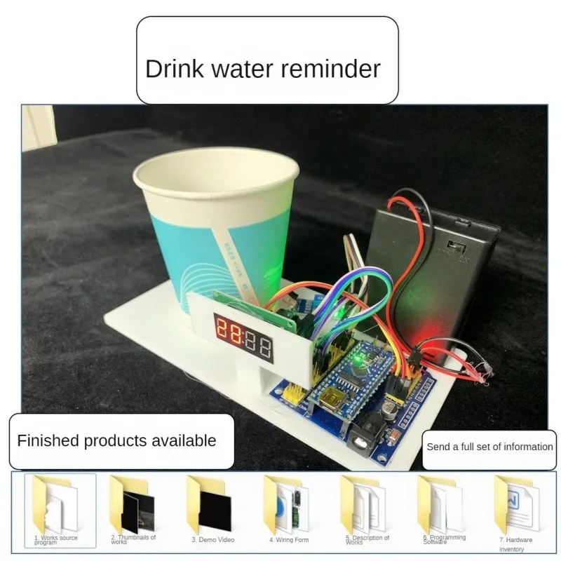 Drink Water Reminder Robot Han - Science Nature recension och pris
