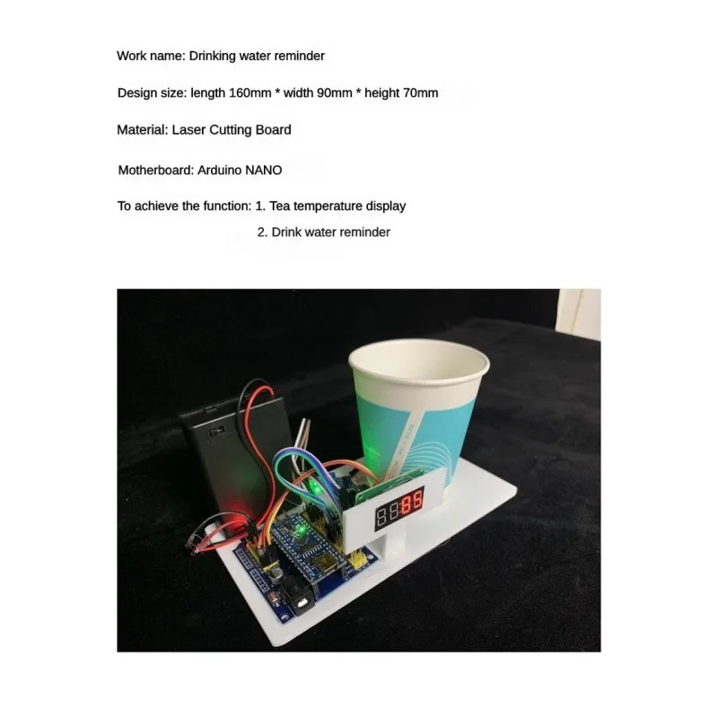 Drink Water Reminder Robot Han - Science Nature recension och pris