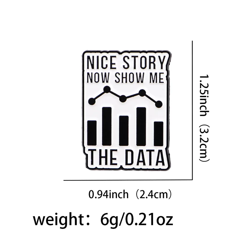 Data Science Enamel Pin Funny  - Science Buddies recension och pris